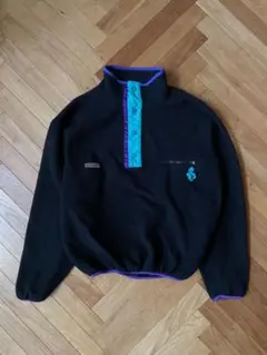 90s old vintage Columbia フリース　プルオーバー