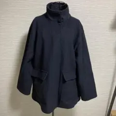 20AW⭐ セオリー ソフトメルトン ウールコート ネイビー - メルカリ