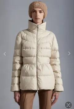 MONCLER モンクレール GUERY ショート ダウンジャケット　ベージュ