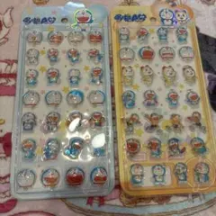 ドラえもん 硬い立体3Dシール　2枚セット