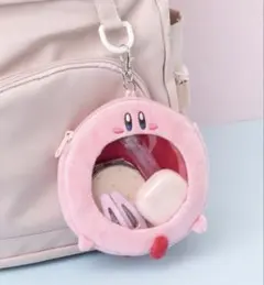 Nintendo 星のカービィ 円形ポーチ　ピンク　新品　任天堂
