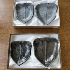 黒薩摩吟松窯　小皿4枚のサムネイル