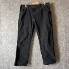 剛*だ様 ディッキーズ 1939RBK ワークパンツ 40×32 ブラック メキ