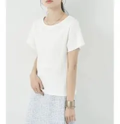 earth music&ecology 半袖リブプルオーバー