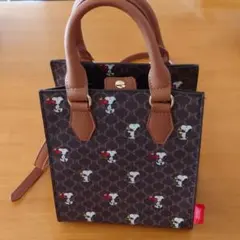 スヌーピー　2WAY　ハンドバッグ　ショルダーバッグ　②