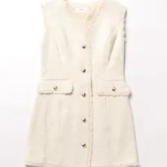 snidel ツイードミニワンピース