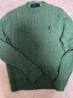 極美品 ラルフローレン　ケーブルニット　Mサイズ