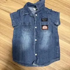BREEZE デニム半袖シャツ 90サイズ