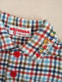 ミキハウス ネルシャツ 80cm