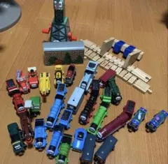 s*e様 トーマス 木製レール 大量 パーシー 知育 積木 - メルカリ