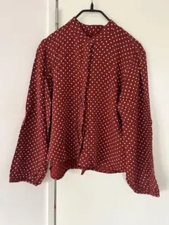 美品coen size freeドット柄シャツトップスのサムネイル