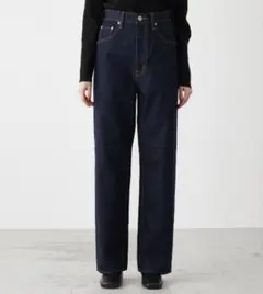 ハイウエストデニムワイド