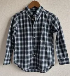 ラルフ・ローレン グリーン系チェック シャツ polo