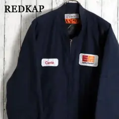 希少サイズ！REDCAP メキシコ製 US企業ロゴワッペン ボンバージャケット