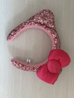 キティちゃん風 ピンクカチューシャ