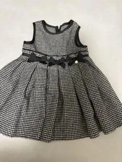 bebe ワンピース　千鳥柄　ラメあり