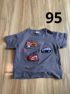 バースデイ　働く車ワッペンシャツ　95