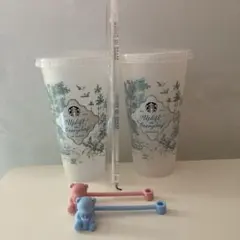 スタバ　ミステリーカラーチェンジングリユーザブルコールドカップ　ベアリスタ付