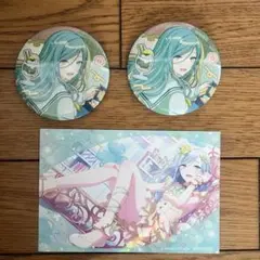 プロセカイラストグリッター缶バッジコ レクションC 日野森雫