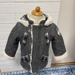 ビケット　BIQUETTE フード付きジャンバー キムラタン　ツィード　100