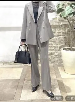 グローバルワーク ウツクシルエットダブルジャケット セットアップのサムネイル