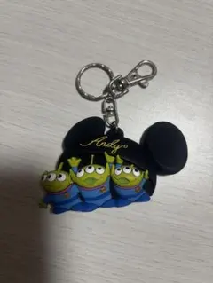 ディズニー　ラバーキーホルダー　キーホルダー　エイリアン　トイストーリー