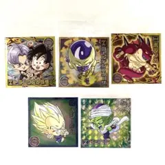 ドラゴンボール 超戦士シールウエハース超 超絶感謝の十周　5枚セット【未開封】