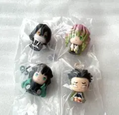 鬼滅の刃　ぺたっとねじまきますこっと　無一郎　悲鳴嶼　伊黒　蜜璃