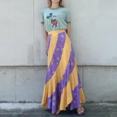 handmade vintage patchwork skirtのサムネイル