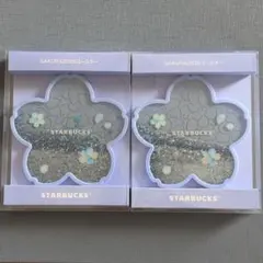 スタバ　SAKURA 2026 コースターエアリーブルー　2点セット