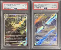 【PSA10】【2連番】リーフィア VSTAR、グレイシア VSTAR SAR