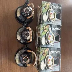 和風陶器茶器セット 3個セットのサムネイル