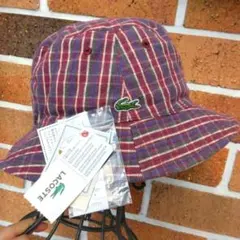 【新品未使用品】ラコステリバーシブルハット　LACOSTE58cm　洗濯可