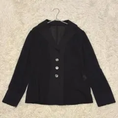 Leilian 美品 希少 メッシュデザイン ウール100%ジャケット 7のサムネイル