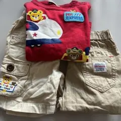 MIKI HOUSE 長袖Tシャツ パンツ セット 80