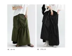 新品タグ付き✴︎ブラック Aライン ロングスカートのサムネイル