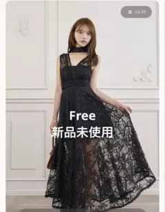 Darich バックリボンフローラルレースロングワンピース Free Darich バックリボンフローラルレースロングワンピース Free - メルカリ