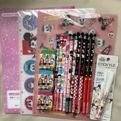 ミッキー・ミニー 子ども用文具セット