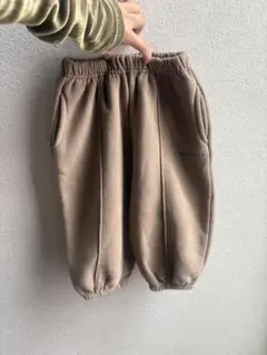 【未着用品】ziggy zaza ツインストライプテリーパンツ パンダ 3-4y 未着用品】ziggy zaza ツインストライプテリーパンツ パンダ 3