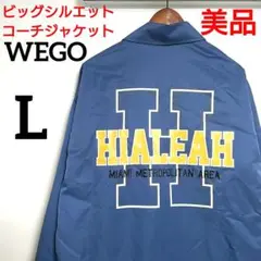 極美品 ✨️ WEGO ナイロン コーチジャケット L ブルー