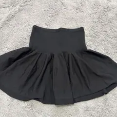 GRL 黒 フレアスカート F