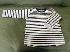 ストライプの長袖カットソー　104cm