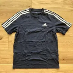 adidas ネイビー Tシャツ 3本ライン
