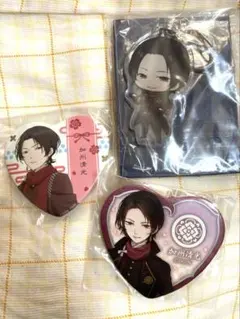 刀剣乱舞 加州清光 ハート缶バッジ ハート型バッジコレクション とうらぶ