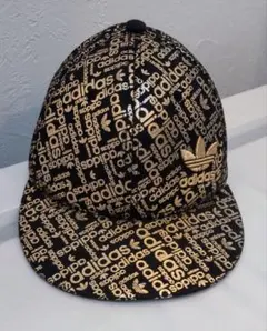 adidas ロゴプリント ベースボールキャップ