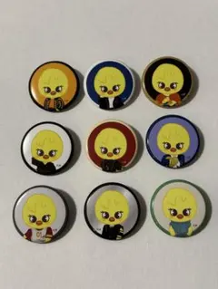 スキズ 展覧会 缶バッチセット コンプ ポガリ フィリックス エキシビション