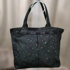 LeSportsac♡星柄ブラック2way軽量トートバッグのサムネイル