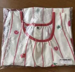 くまのがっこう　エプロン　ストライプフラワー