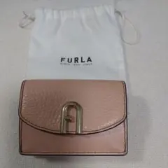 FURLA 三つ折り財布 ピンク