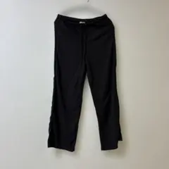 H&M DIVIDED ブラック　ワイドパンツ　セミワイド　新品　早い者勝ち
